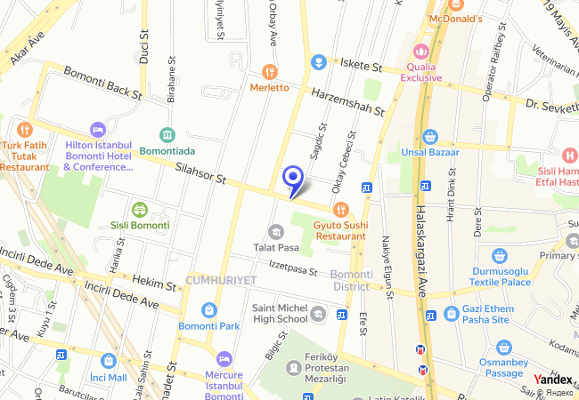 0050 Şişli Silahşör Caddesi 0050 Şişli Silahşör Caddesi