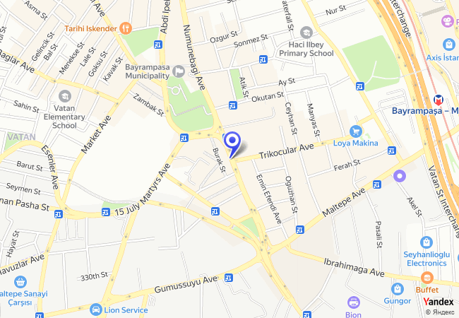 0313 Bayrampaşa Numunebağı Caddesi