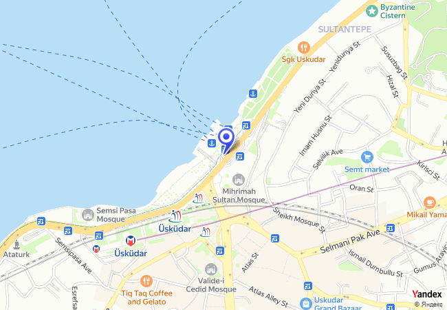 0637 Üsküdar İdo İskelesi Önü Taksi Durağı