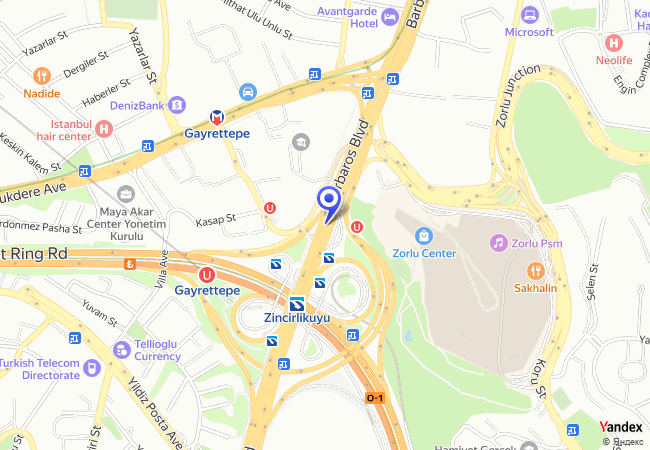 0856 Zincirlikuyu Metrobüs Taksi Durağı