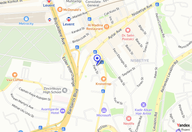 1141 Nispetiye Caddesi Açık Otoparkı