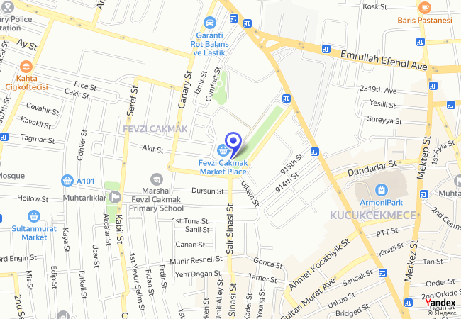 1381 Küçükçekmece Fevzi Çakmak Meydanı Zemin Altı Otoparkı