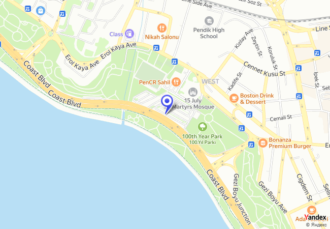 1561 Pendik 15 Temmuz Şehitler Cami Önü Açık Otoparkı