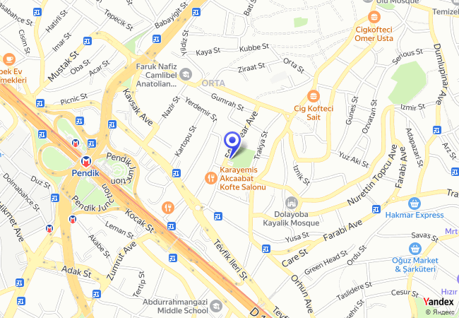 1562 Pendik Kemal Kalkuz Parkı Zemin Altı Otoparkı