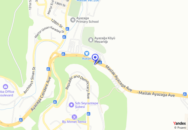 1695 Sarıyer Huzur MAh. Ada 2 Parsel 2 Batısı