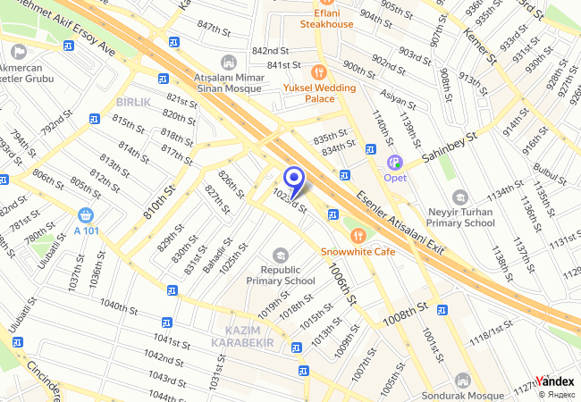 1709 Esenler Bahadır ve 1023 Sok. 0 Ada 2355 Parsel Üzeri