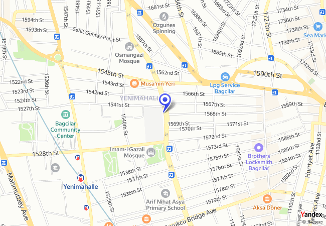 1751 Bağcılar Yenimahalle Zemin Altı Otoparkı