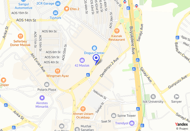 1760 Sariyer Ahi Evran Caddesi 1760 Sariyer Ahi Evran Caddesi