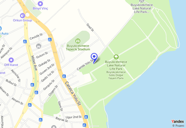 1768 Büyükçekmece Gölü Yol Üstü Otoparkı 1768 Büyükçekmece Gölü Yol Üstü Otoparkı