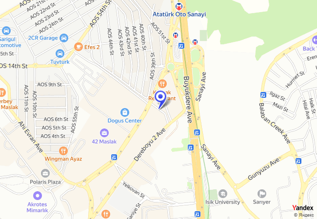 1770 Sarıyer Ahi Evran Caddesi 2 1770 Sarıyer Ahi Evran Caddesi 2