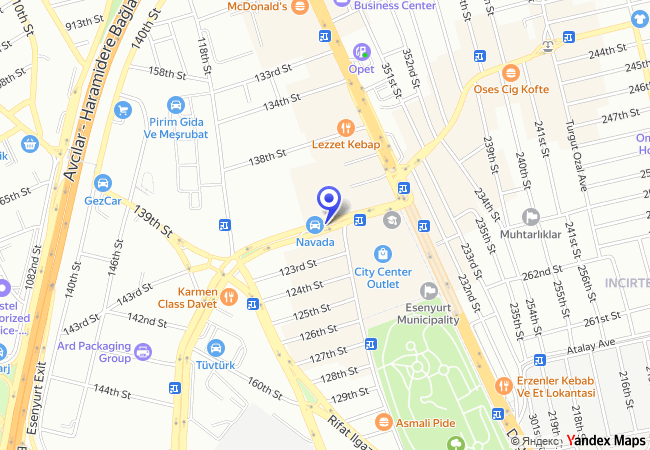 1776 Esenyurt Adile Naşit Bulvarı Zeminaltı Otoparkı